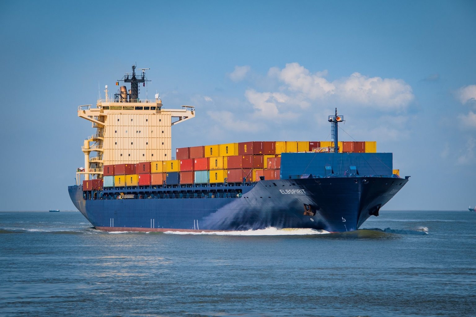 Sea Freight service illustration